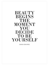 Beauty Coco Chanel - Art Print